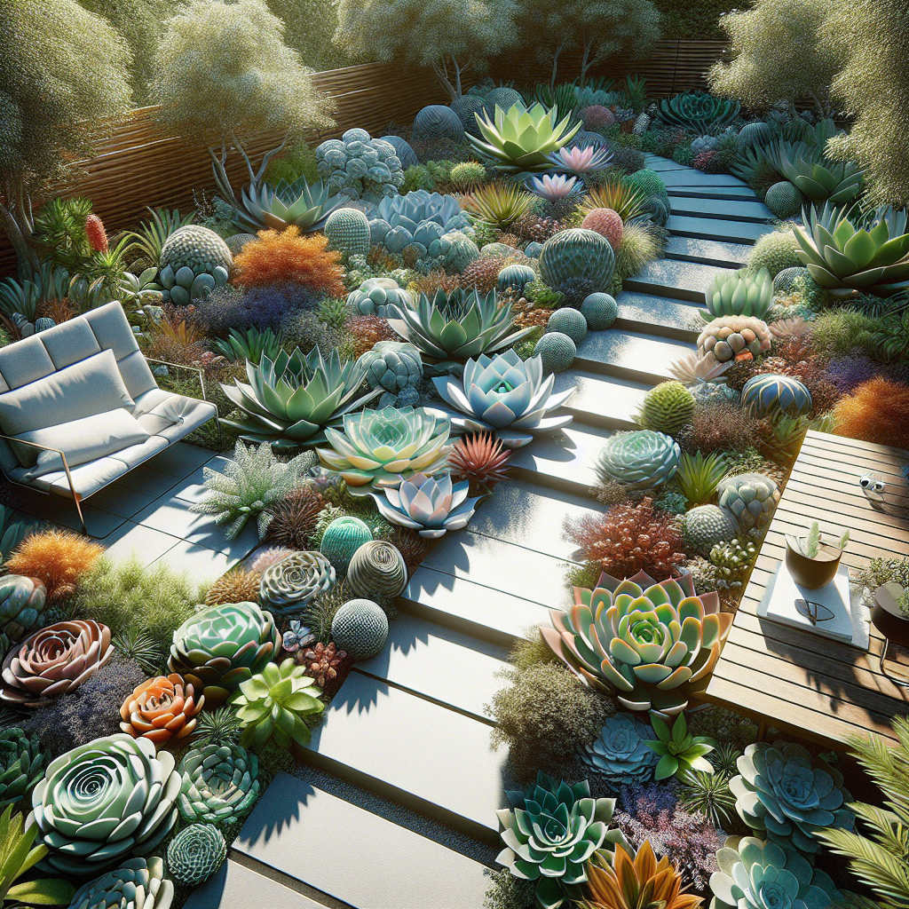 Succulent Symphony: Incorporating a Variety of Succulents for a Modern Garden Desig